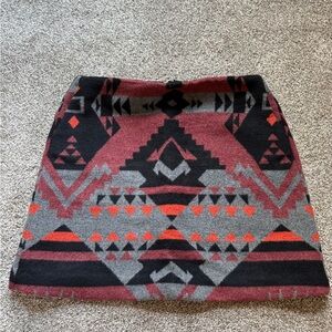 GAP Geometric Pencil Skirt - Black, Gray, Red